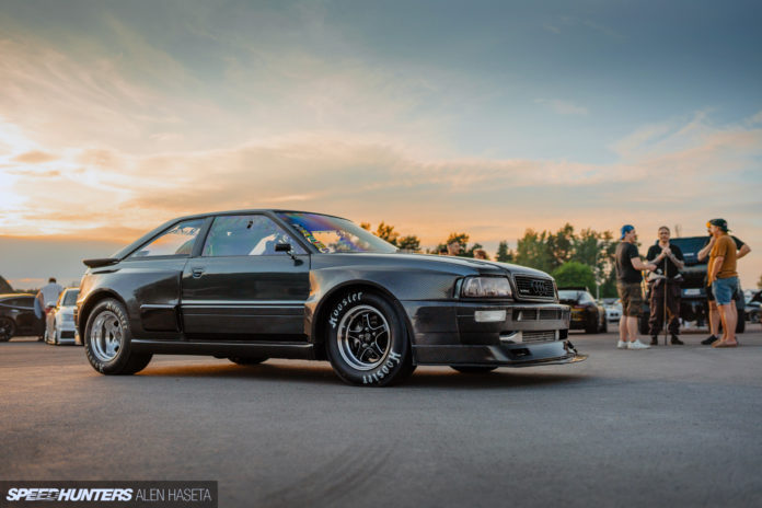 A Bonkers Drag-Spec Audi S2 Coupe