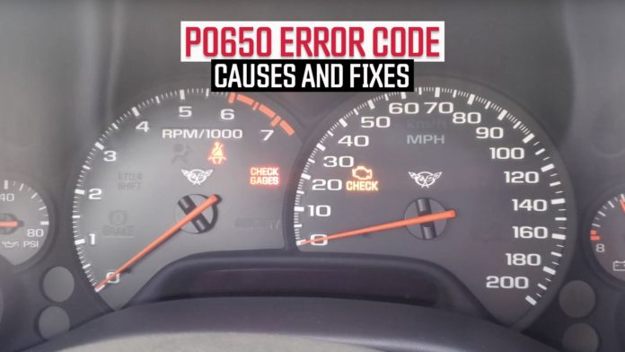 P0650 Code: What It Is And How To Fix It