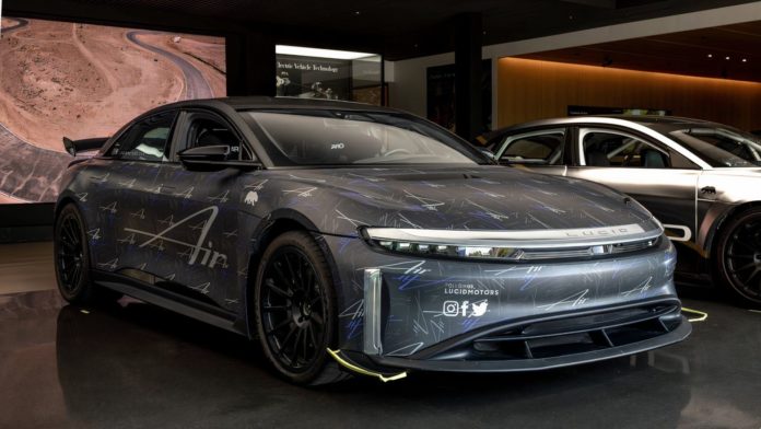 UPDATE: Race-Ready Lucid Air Sapphire Gunning For Porsche Taycan Turbo GT's Title