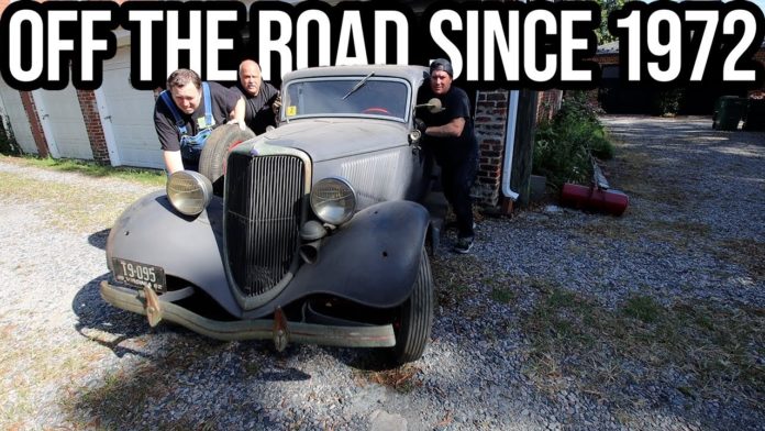 The Iron Trap Garage Crew Discover An Ultra RARE 1934 Ford Sedan Delivery Barn Find In The Middle Of Richmond, VA