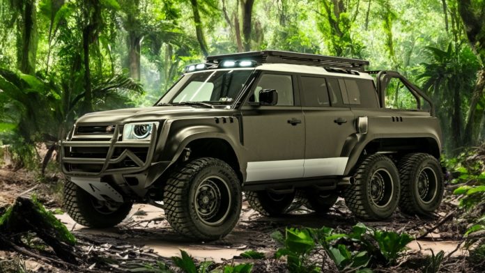 This 6X6 Land Rover Defender Is A $375,000 Beast