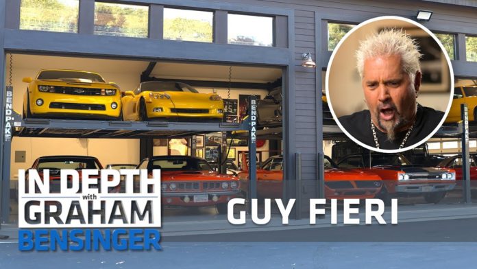 Watch Guy Fieri Tour His Luxury Northern California Ranch & 2-Level Classic Car Collection