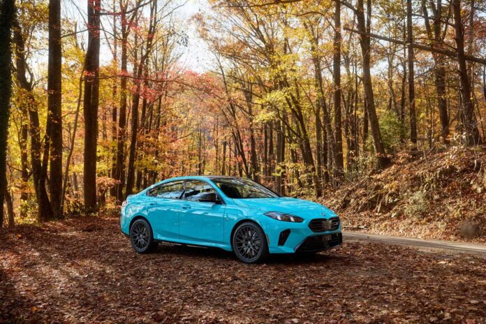 A Splash of Color: The 2025 BMW M235 Gran Coupe in Borusan Turkish Blue