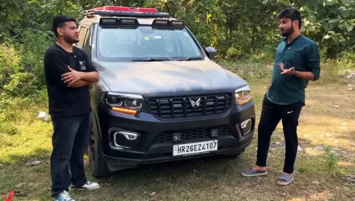 Youtuber-reviews-his-Mahindra-Scorpio-n