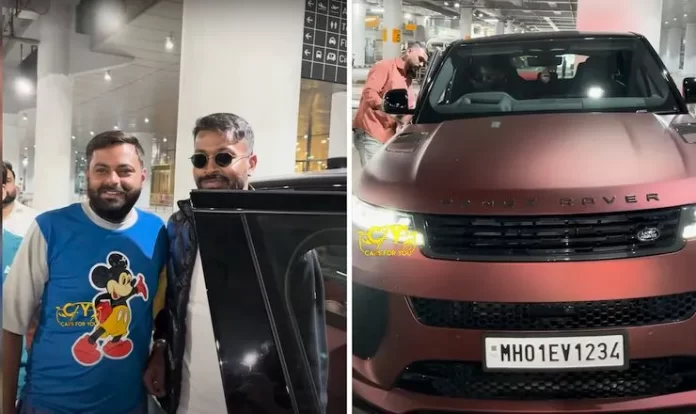 Hardik Pandya's Range Rover