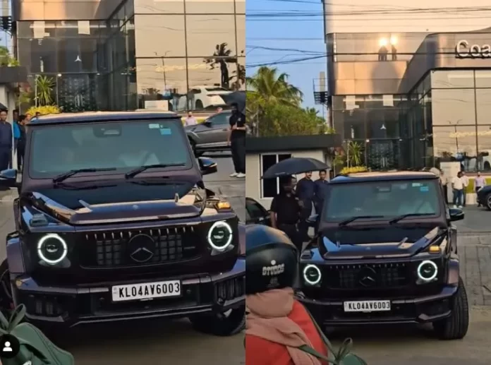 Fahadh Faasil new Mercedes Benz G63 AMG