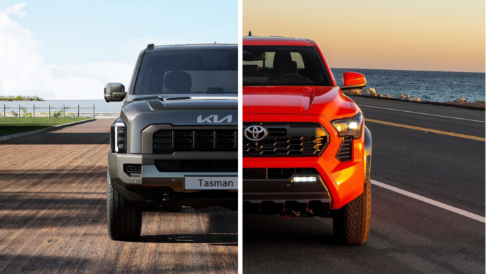 Midsize Pickup Truck Battle: 2025 Kia Tasman Vs. 2024 Toyota Tacoma