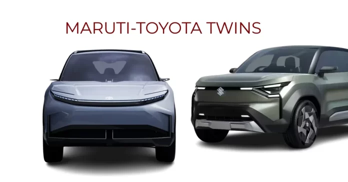 Maruti Suzuki eVx and Toyota Urban SUV concept